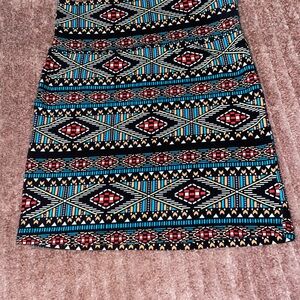 Charlotte Russe Aztec Print Mini Skirt